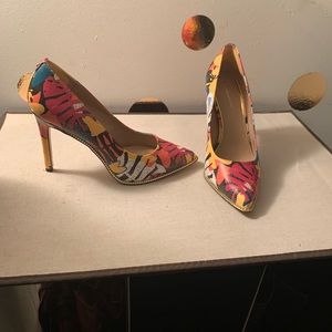 BCBGenration Harleigh Chain Pointy Toe Pumps